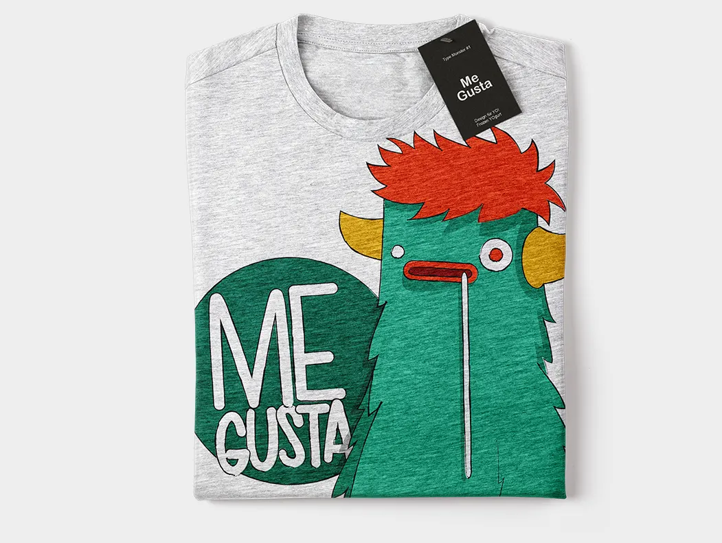 T-Shirt mit illustrativer Grafik für die Marke Me Gusta
