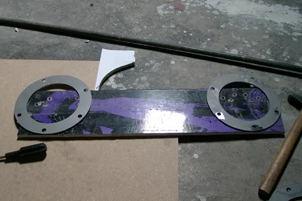 Montage der mechanischen Komponenten des Modells